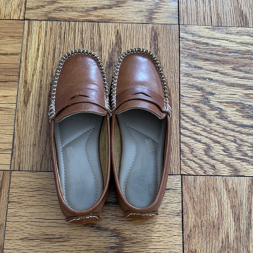 Elephantito Brown Leather Loafers